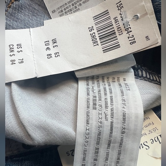 Abercrombie & Fitch Skinny Ankle Jeans High Rise Light Wash Distressed Size 26 S - Picture 5 of 6